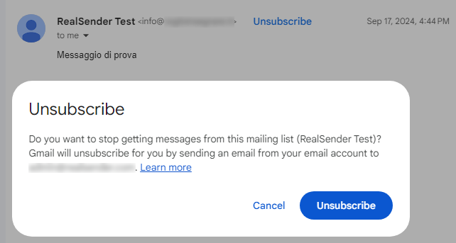 Gmail-Abmeldung